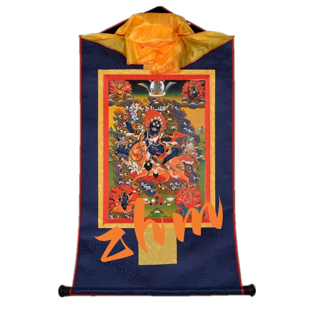 Home Textiles & Decorations - Estatua Budista Tibetana Dorada de la