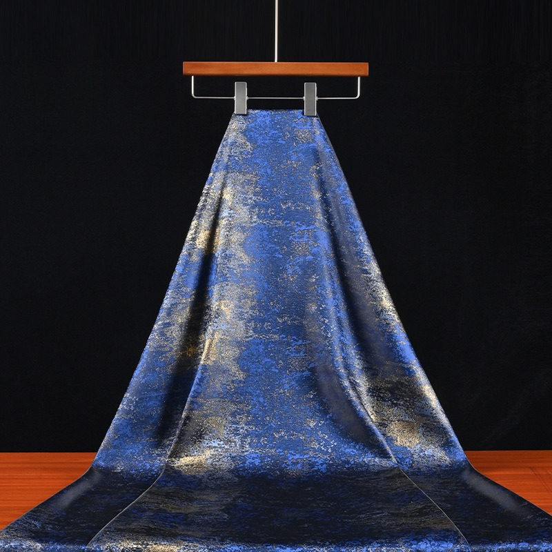 Home Textile - Tela texturizada con degradado azul retro