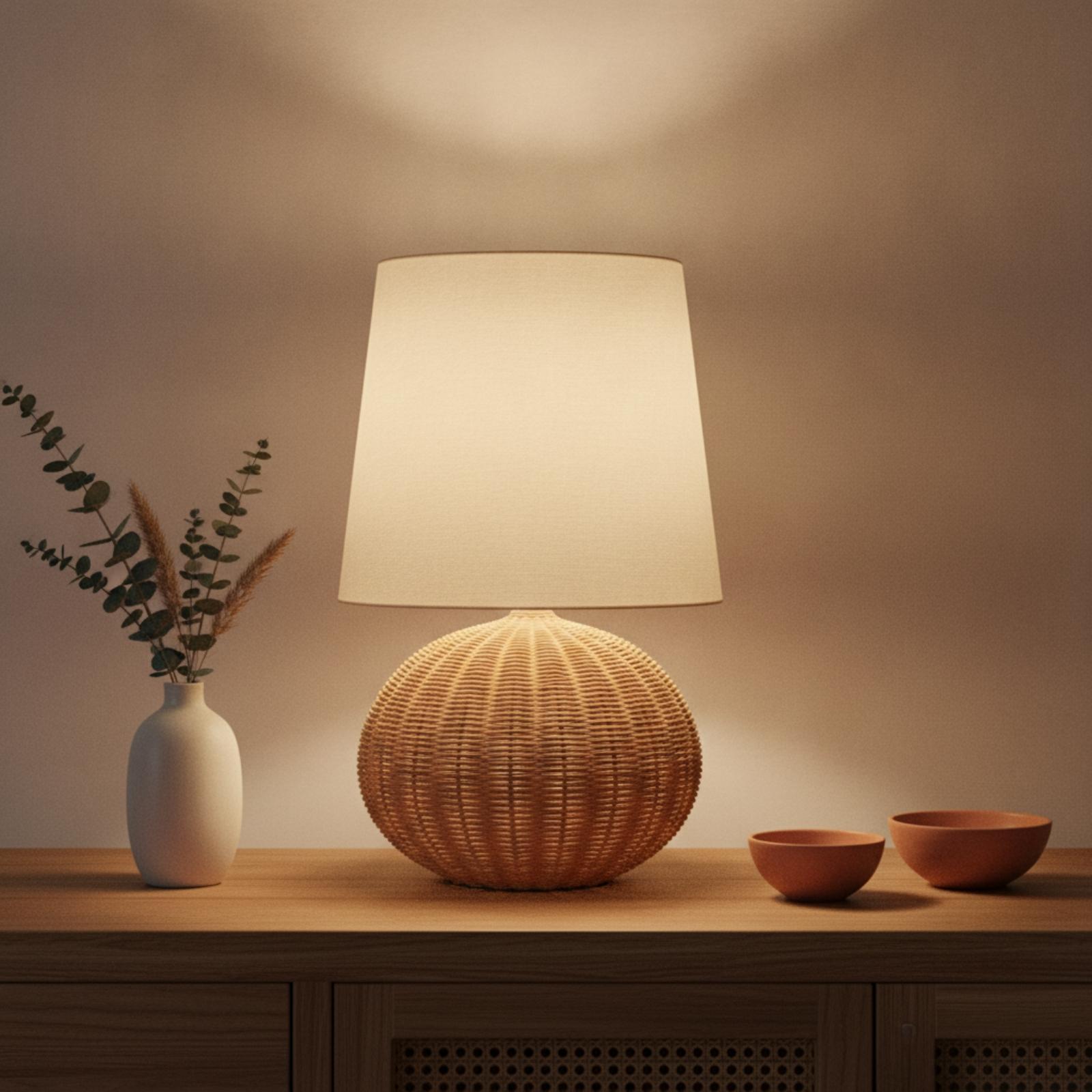 Lámpara de Noche con Base de R - Home Textile reseña y precio