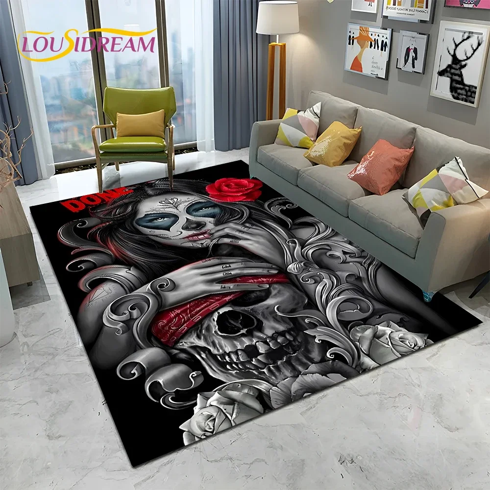 Alfombra de Terror Gótica con  - Home Textiles Sale reseña y precio
