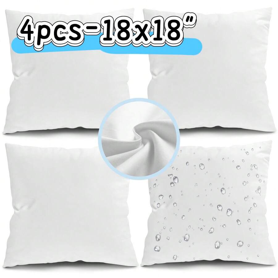 Paquete de 4 rellenos para coj - Pillow Insert 18X18 reseña y precio