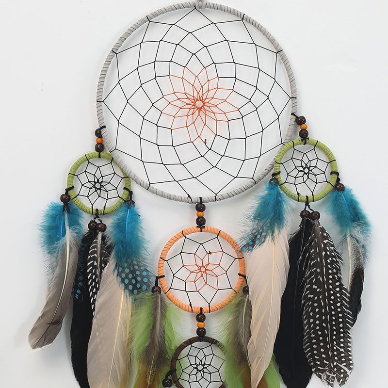Atrapasueños de plumas con múl - Home Textiles & Decorations reseña y precio