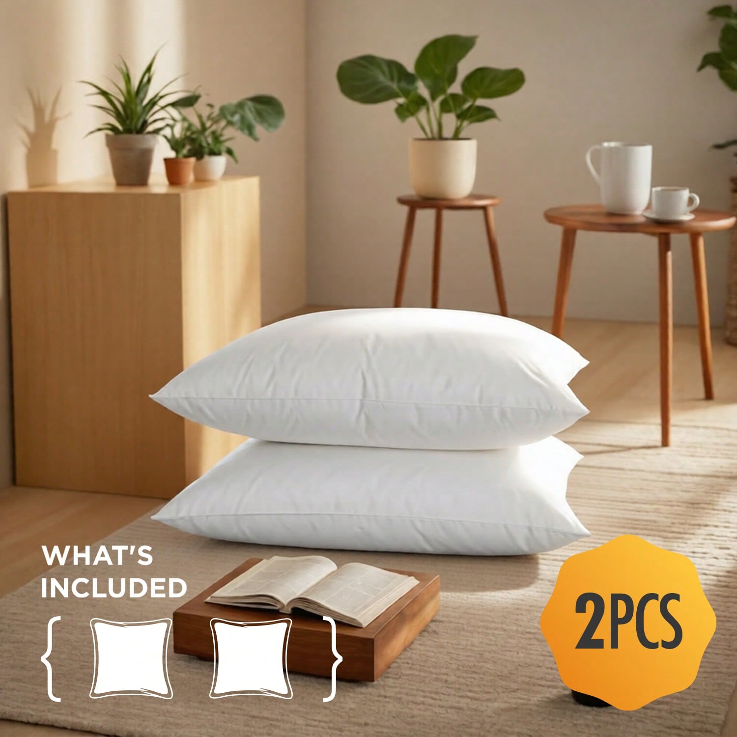 Paquete de 2 y paquete de 4 re - Pillow Insert 18X18 reseña y precio