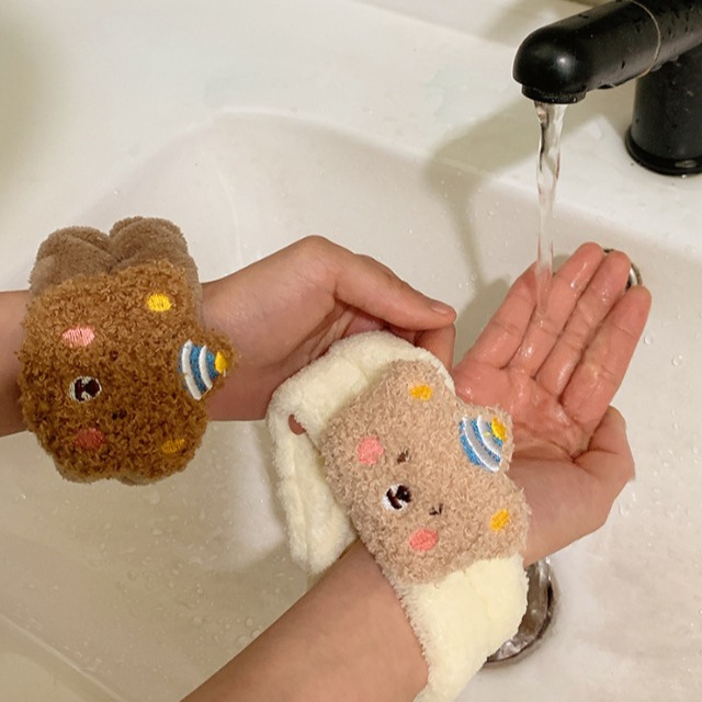 1 par de correa para la muñeca - Home Textiles Face Towel reseña y precio
